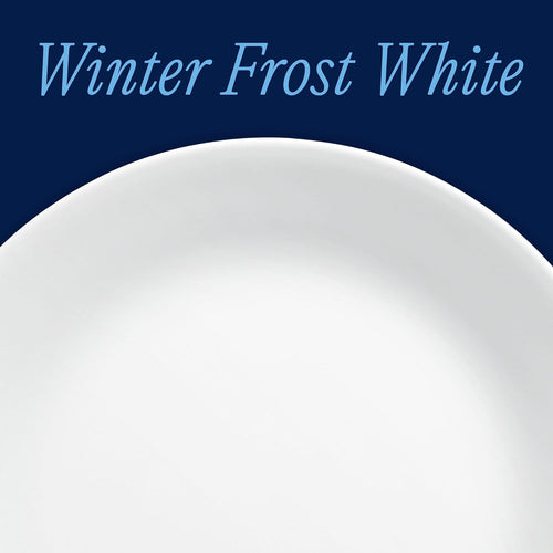 Vitrelle 8-Piece Dinner Plates Set Triple Layer Glass and Chip Resistant